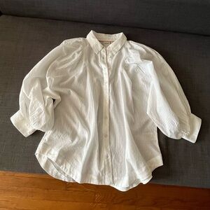 Maeve Easy Voluminous Button-down Shirt.